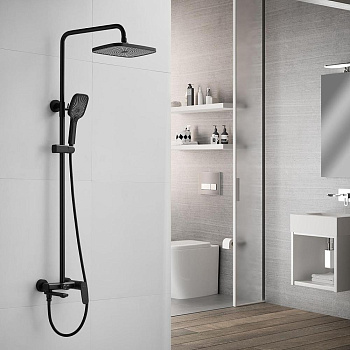 Душевая система Shevanik, латунь S8536H черный Душевая система Shevanik, латунь S8536H черный