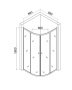 Душевой уголок Orange E01-090TB/G без поддона 90х90, стекло прозрачное