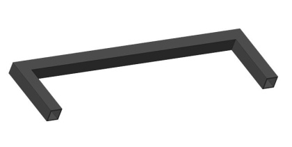 Держатель для полотенца ATOLLO, черный матовый ATrl.30\M