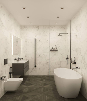 Керамогранит Marble Arch Dec D.Mocca Mat R9 7R 60х60