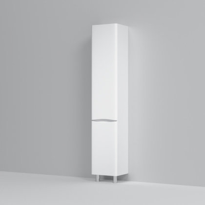 M80CSR0356WG Like, шкаф-колонна, напольный, правый, 35 см, двери, Белый, глянец, ш