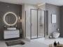 Душевой уголок BelBagno UNO-195-AH-1-120/90-C-Cr Душевой уголок BelBagno UNO-195-AH-1-120/90-C-Cr