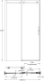 Душевая дверь CRISTALLO, раздвижная с функцией soft close, 120х210, брашированный никель Душевая дверь CRISTALLO, раздвижная с функцией soft close, 120х210, брашированный никель