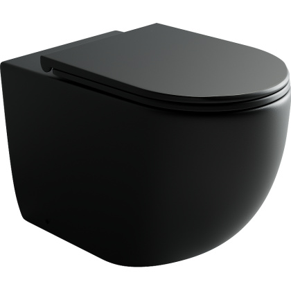 Напольный приставной унитаз Metropol Rimless