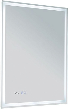 Зеркало Aquanet Оптима 60 белый матовый Зеркало Aquanet Оптима 60 белый матовый