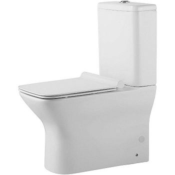 Agger AT02000 Унитаз-компакт безободковый пристенный с горизонтальным выпуском