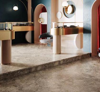 Ступень клееная Ирпина DL503000R\GCF бежевый обрезной 119,5х33, м2