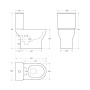 Чаша напольного унитаза BelBagno STEAM BB130CPR Чаша напольного унитаза BelBagno STEAM BB130CPR