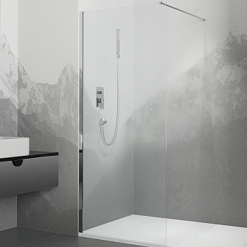 Душевая перегородка RGW Walk In WA-002 120 35100212-11 профиль Хром стекло прозрачное