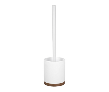 Щетка для унитаза Mindel, 10х34,5х10 см, белая, K-8827