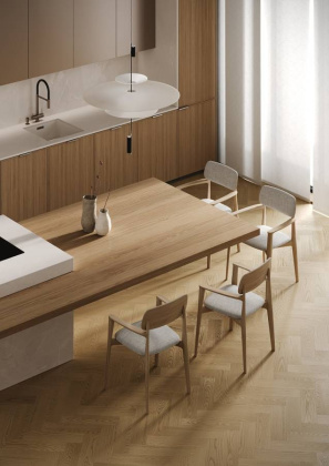 Кварцевый паркет Quartz Parquet Штучный паркет Дуб Шампань, 44-414, 5/0,6 мм