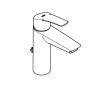 Смеситель для раковины Grohe Eurosmart 2021 M-size, 23323003 Смеситель для раковины Grohe Eurosmart 2021 M-size, 23323003