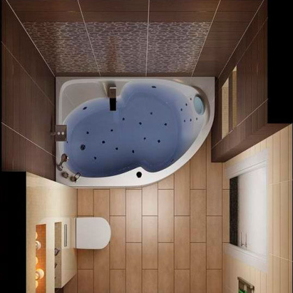 Акриловая ванна 1Marka Diana 160х100 L 01ди1610л