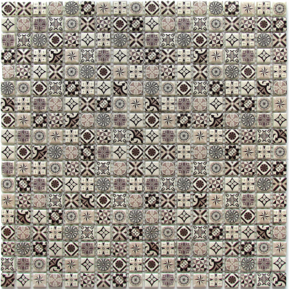 Мозаика Xindi Grey (стекло) 15*15 300*300 Мозаика Xindi Grey (стекло) 15*15 300*300