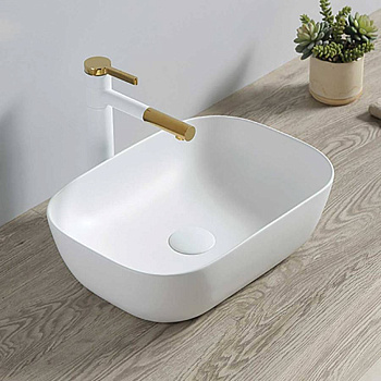 Раковина керамическая Vincea VBS-101, 500*400*140, накладная, цвет белый Раковина керамическая Vincea VBS-101, 500*400*140, накладная, цвет белый