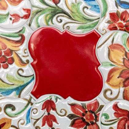 Декор Арабески Тоскана 9 глянцевый 6,5x6,5x0,7