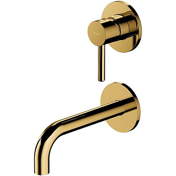 Смеситель для умывальника скрытого монтажа OMNIRES Y Y1215NGL (золото)