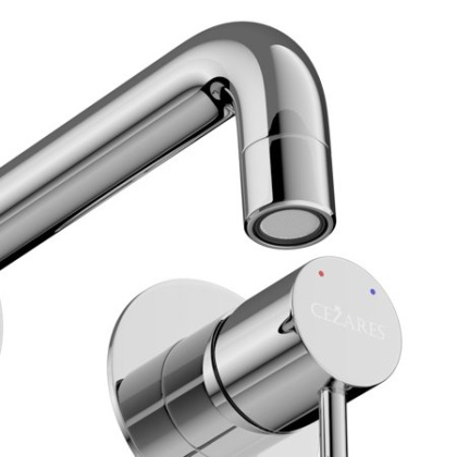 RELAX-BLI2-1-IN-W0 Смеситель для раковины встраиваемый с внутренней частью, без донного клапана, сатин