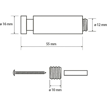Крючок для полотенец Bemeta Neo 104106165 Нержавеющая сталь