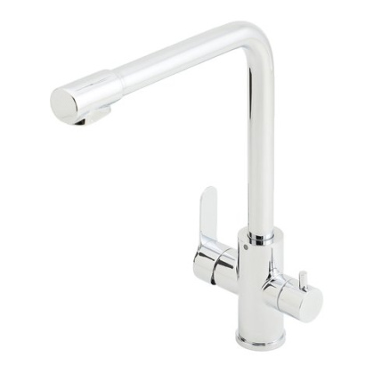 Смеситель для кухни Orange Steel M99-008cr с каналом питьевой воды