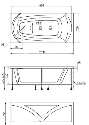 Панель FLAT 170