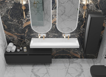 Ящик под столешницу 100см АНТРАЦИТ глянец VALLESSI UNO-S 897-100-A glossy Boheme Ящик под столешницу 100см АНТРАЦИТ глянец VALLESSI UNO-S 897-100-A glossy Boheme