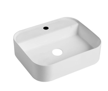 Умывальник накладной, прямоугольный, белый матовый, Point Меркурий 51, PN43833WM Умывальник накладной, прямоугольный, белый матовый, Point Меркурий 51, PN43833WM