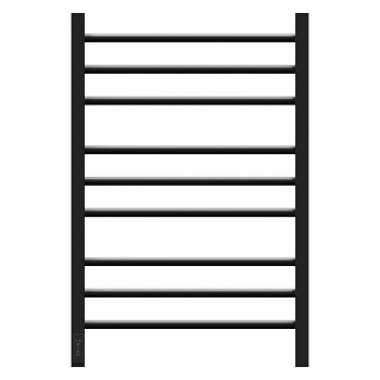 Полотенцесушитель электрический Point Веста PN70758B П9 500x800, диммер слева, черный