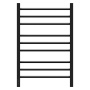 Полотенцесушитель электрический Point Веста PN70758B П9 500x800, диммер слева, черный