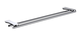 Полотенцедержатель двойной RUSH Luson, 2х75х14 см, хром, LU16532B