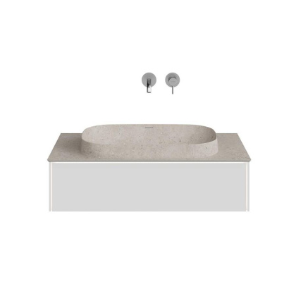 Тумба MAGICA подвесная 90, 1 ящик, утренний серый матовый                      