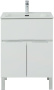 Тумба под раковину Aquanet Алвита New 60 1 ящик, 2 дверцы, белый матовый