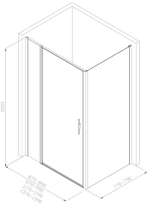 Душевой уголок Allen Brau Priority 120x80 3.31031.00 + 3.31040.00 хром Душевой уголок Allen Brau Priority 120x80 3.31031.00 + 3.31040.00 хром