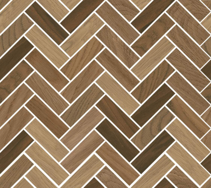 Декор Селект Вуд бежевый темный мозаичный  33х33