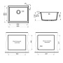 Мойка кухонная Point Сидли 55 PN3007W, белый Мойка кухонная Point Сидли 55 PN3007W, белый