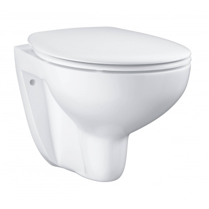 Подвесной унитаз Grohe Bau Ceramic 39351000 с сиденьем Подвесной унитаз Grohe Bau Ceramic 39351000 с сиденьем