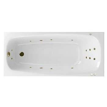 Ванна EXCELLENT Layla 180x80 "SMART" (бронза)