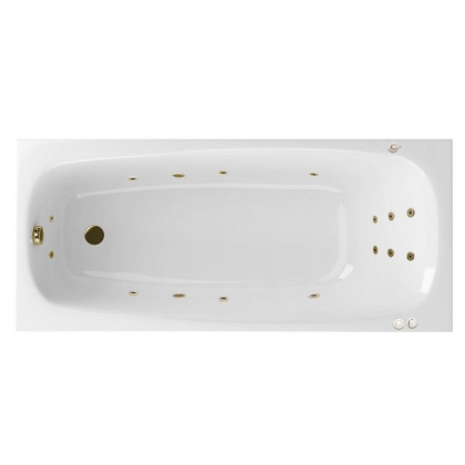 Ванна EXCELLENT Layla 180x80 "SMART" (бронза)