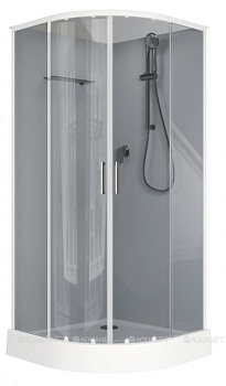 Душевая кабина Aquanet Passion EVO R white 90x90 набор 4