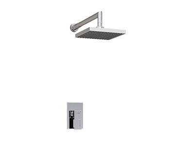 A12528 Встраиваемый комплект для душа с верхней душевой насадкой Wasserkraft A12528 Встраиваемый комплект для душа с верхней душевой насадкой Wasserkraft