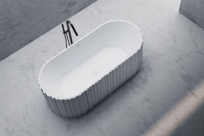 Ванна из литьевого мрамора Abber Stein 170х75 AS9653