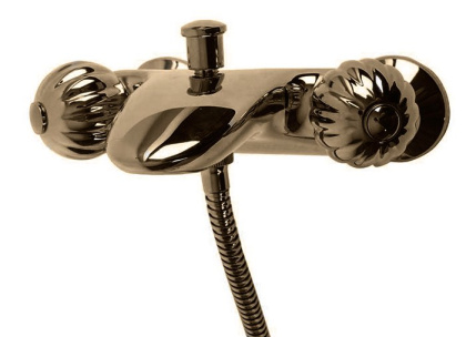 ROYAL PALACE-V-02-MS Смеситель для ванны и душа, бронза