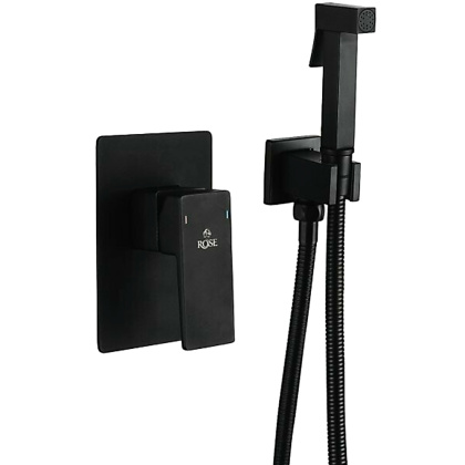 Гигиенический душ со смесителем Rose R2805H, черный Гигиенический душ со смесителем Rose R2805H, черный