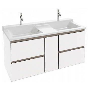 Тумба под раковину Jacob Delafon Soprano 140 см, EB1332, белый, шт