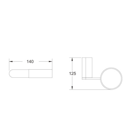 Мыльница стеклянная, RG1703 Rose, Хром