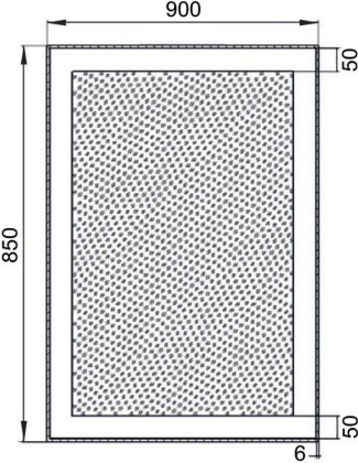 Зеркало Aquanet Алассио 9085 LED