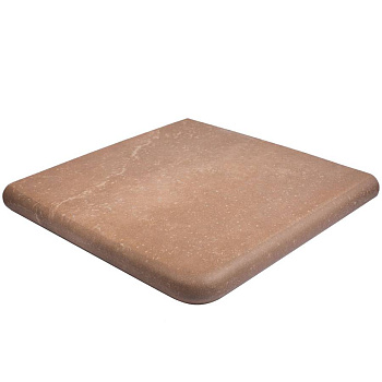 Ступень угловая CARTABON STONE BROWN 33х33х4, Stone