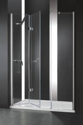 Душевая дверь ELENA-W-BS-13-30+40/40-P-Cr-L Условные размеры, мм:1100х1950 Габариты с диапазоном регулировок, мм:(1085-1125)х1950 