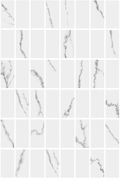Декор Мираколи мозаичный белый глянцевый 20x30x0,69