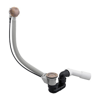 Сифон для ванны и душевого поддона Omnires TK104-1.25+64-SBR, античная медь Сифон для ванны и душевого поддона Omnires TK104-1.25+64-SBR, античная медь